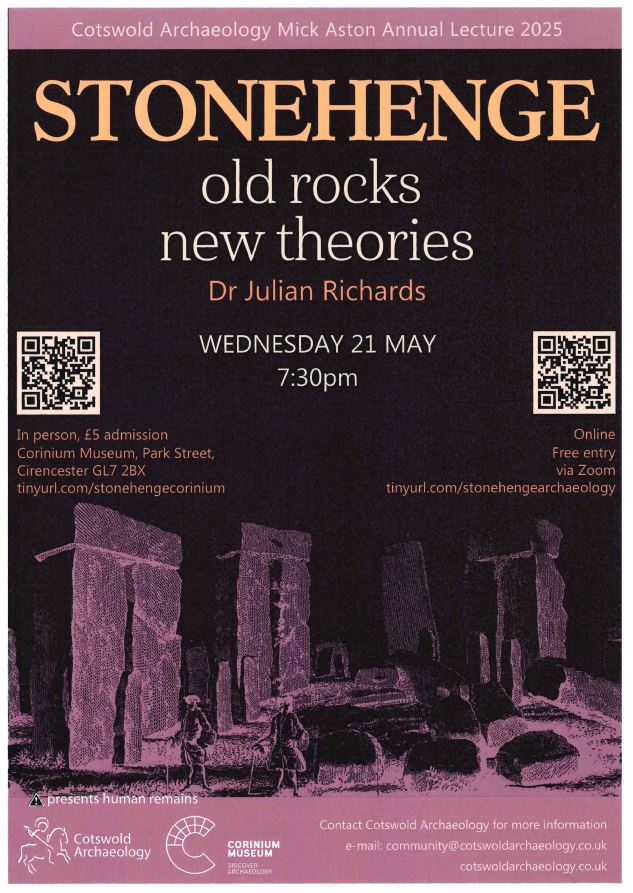 Cotswold Archaeology - Stonehenge- Old Rocks NewTheories - Dr Julian Richards